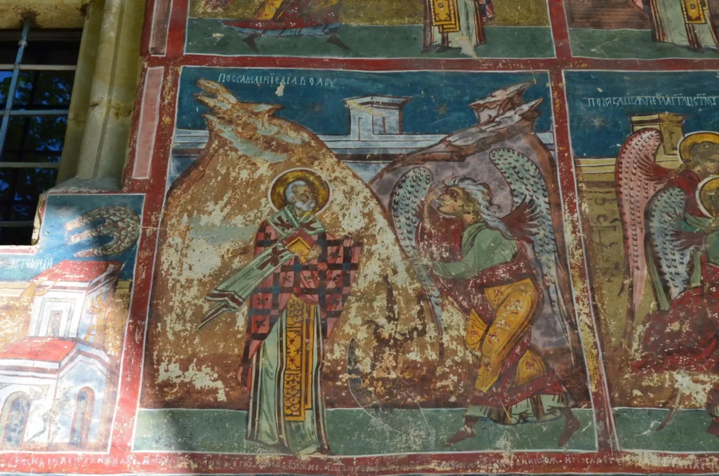 Humor Monastery in Moldavia, 1530, exterior painting