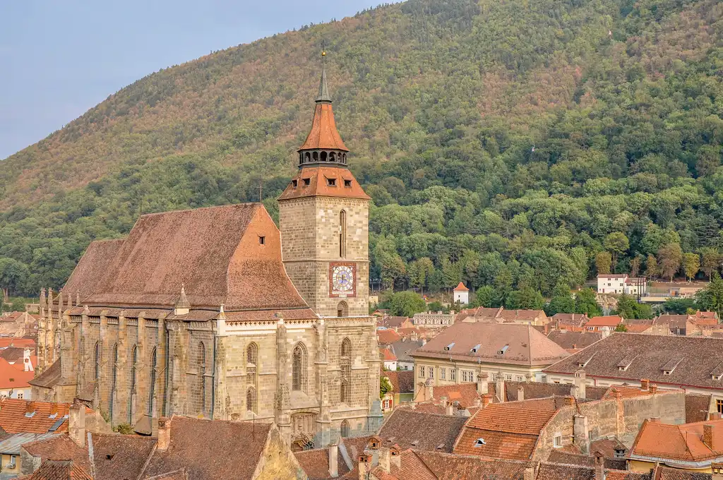 Black church in Brasov, Romania